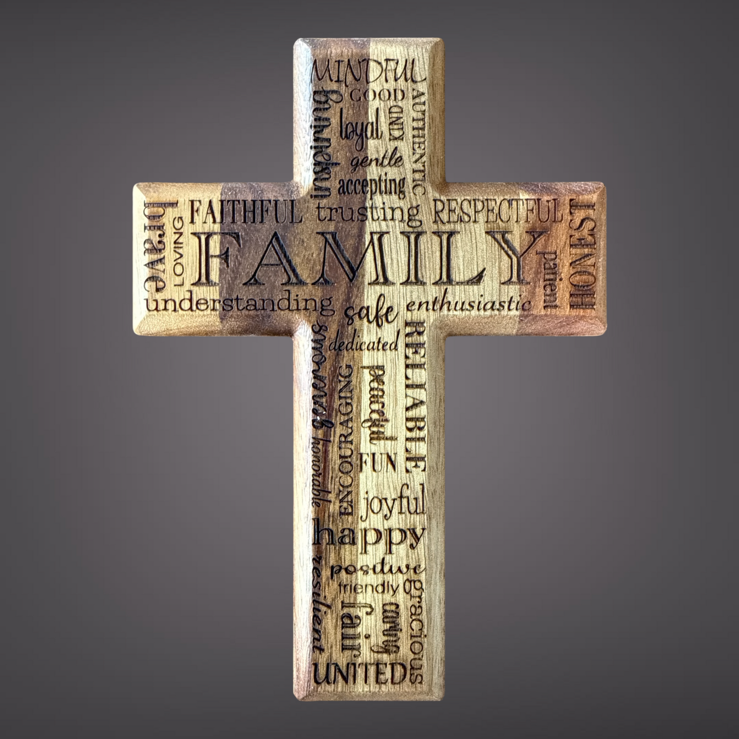 11" All About Family Cross(C1)