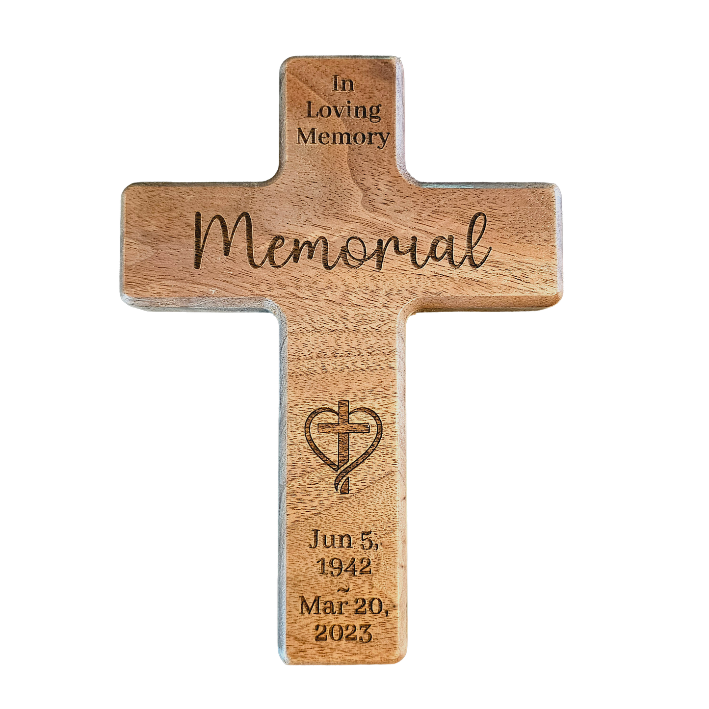 Memorial Cross (Click to customize)