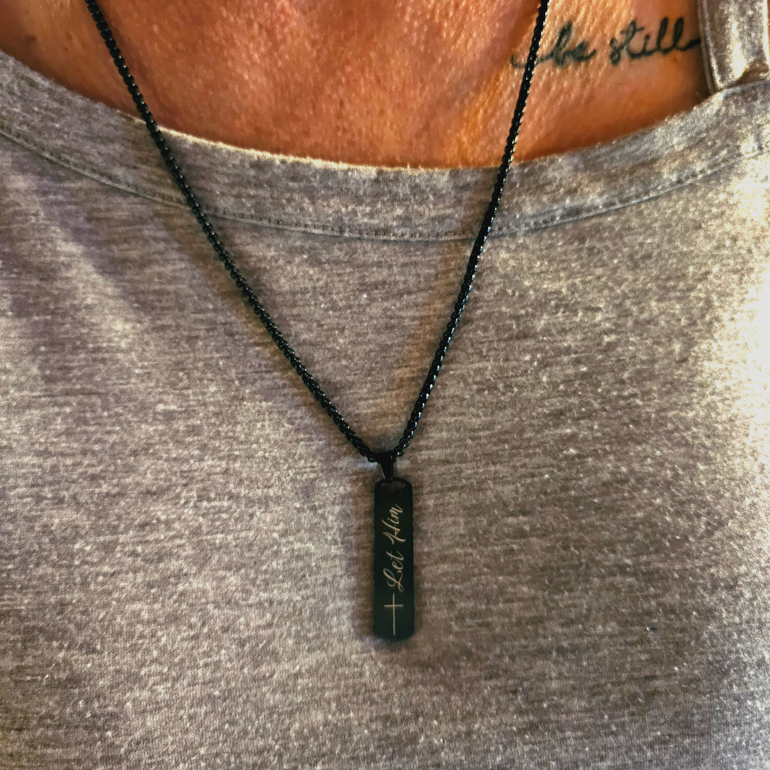 Let Him Pendant Necklace