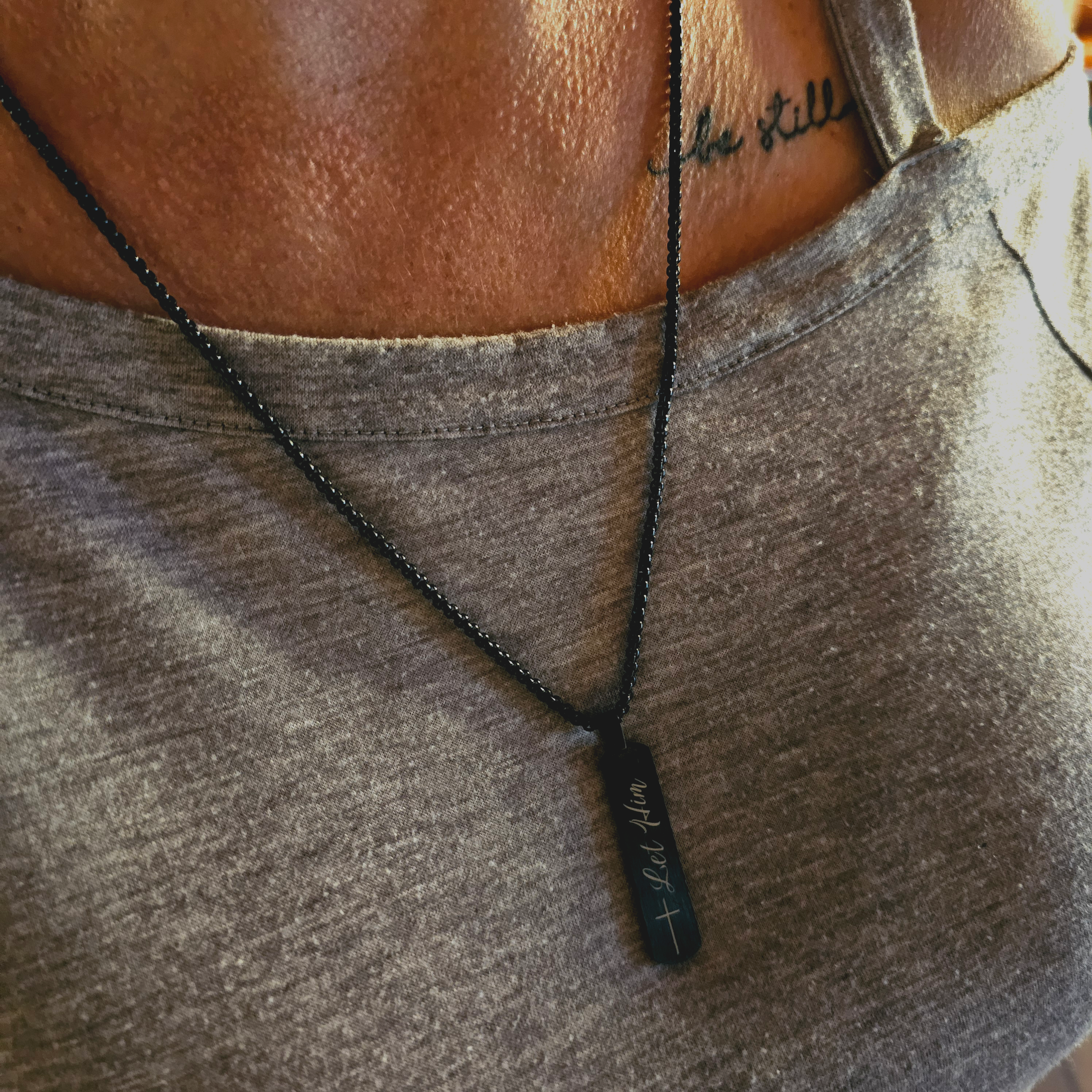 Let Him Pendant Necklace