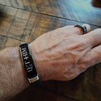 Stainless Steel Mens Let Him Bracelet