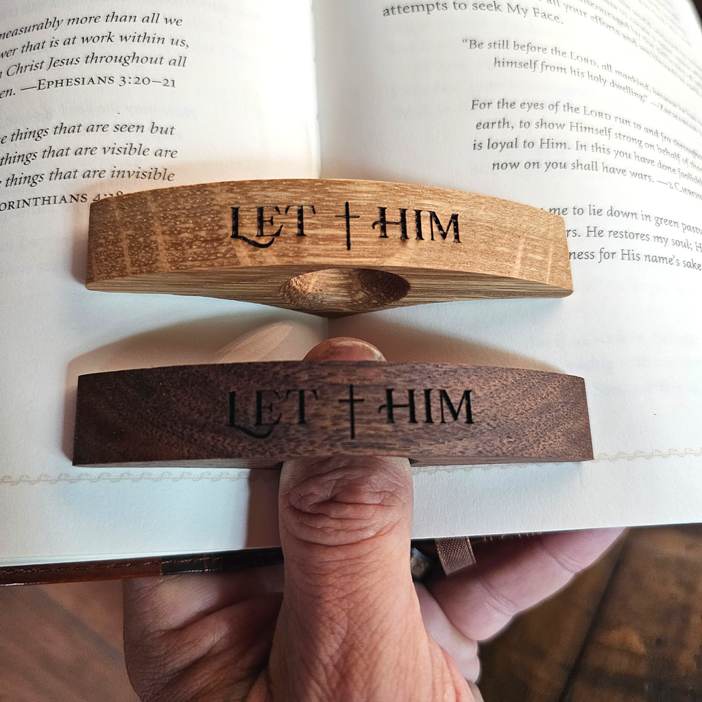 Let Him Bookthumb Page Holder