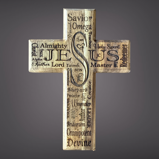 11" Names of Jesus Cross (C1)