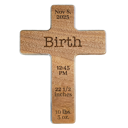 Birth Cross (Click to customize)